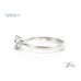 Диамантен Годежен Пръстен 18К Бяло Злато със Сертификат IGI  Bloom Jewellery